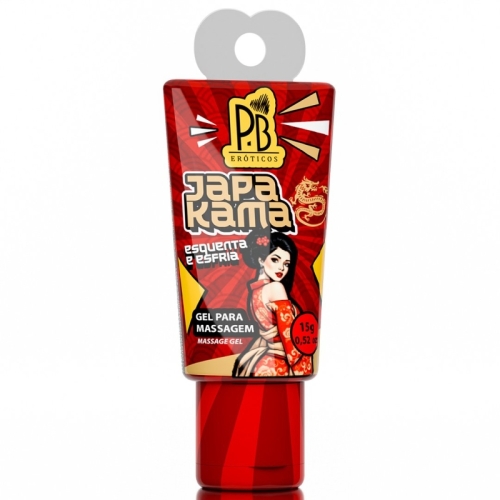 JAPAKAMA – Gel Corporal com Efeito Quente e Frio